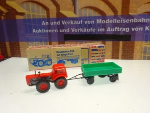 Dieseltraktor D4K mit Hänger E5-2 von VEB      100/60 - Picture 1 of 1