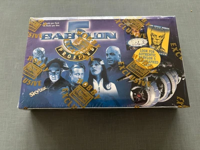 Коробка коллекционных карт Babylon 5 профилей ЗАПЕЧАТАННАЯ 36 упаковок Fleer Skybox 1995 - Изображение 1 из 3