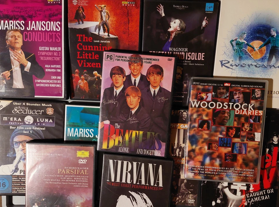 Zur Auswahl: Klassik, Opern, Rock, Pop, Konzerte, Festivals, Musik auf DVD !! - Bild 1 von 1