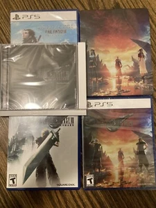 Final Fantasy VII 7 Rebirth Remake PS5 Ps4 Game Rpg Reunion Steel Book Cd Music - Picture 1 of 4
