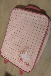 Barbie Trolley Koffer mit Räder Kabinengepack Handgepack Mädchen rosa 52x30x20cm - Bild 1 von 4
