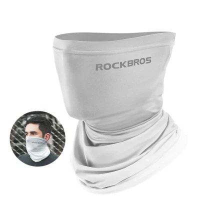 ROCKBROS Tela Hielo Cuello Polaina Protección Solar UV Enfriamiento Facial Bufanda Foto 1 de 4
