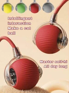 Automatic Rolling Ball Smart Pet Toy Electric Self-Moving Dog Cat Kitten Game UK - Picture 1 of 8