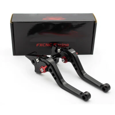 US Ship Black Brake Clutch Levers For Yamaha YZF R1 2004-2008 YZF R6 2005-2016 - Image 1 of 4
