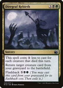 Diregraf Rebirth Foil (220) Innistrad: Midnight Hunt MID MTG Magic - Picture 1 of 1