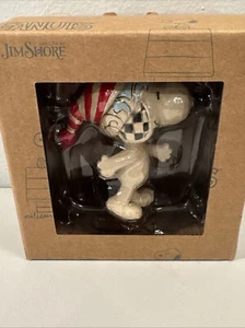 Jim Shore Peanuts Snoopy trägt rot-weiße Strumpfmütze Figur #6008960 - Bild 1 von 6
