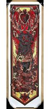 GAME OF THRONES  CALL THE BANNERS  NIGHT IS DARK SCREEN PRINT RHYS COOPER SIGNED