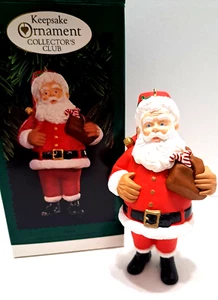 Hallmark Ornament 1996 Santa Keepsake Collector's Club - Bild 1 von 3