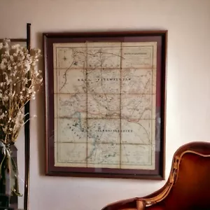 �Un mapa antiguo de Huntingdonshire por J. & C. Walker. Publicado por Longman 1836� - Imagen 1 de 15