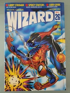 WIZARD MAGAZINE #26 Oct 1993 MARK BAGLEY SPIDER-MAN & HOBGOBLIN COVER & POSTER - Picture 1 of 2