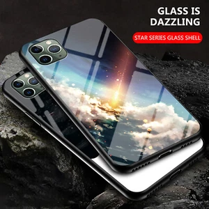 Tempered Glass Phone Case For iPhone 15 14 13 12 11 Xs Max 8 Plus TPU Hard Case - Picture 1 of 16