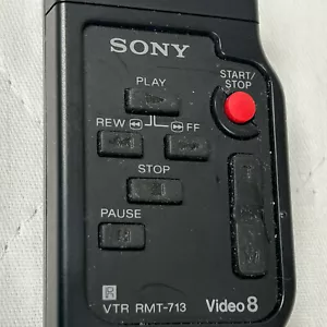 Sony Video 8 VTR-713 REMOTE CONTROL RMT-713 VTR Video 8 CCDRT98, CCDTR11 - Picture 1 of 6