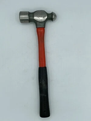 Vintage Craftsman 32oz Ball Pein Peen Hammer Orange Fiberglass # 38476 USA — 第 1/4 张图片