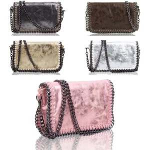 New Womens Lovely Chain Trimming Handbag Crossbody Messenger Sling Shoulder Bag - Picture 1 of 8