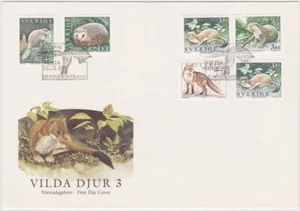 Sweden FDC 1996, Wild Animals 3 - Picture 1 of 1