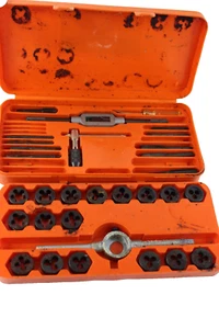 Professional Quality Tungsten Steel Tap & Die Set Metric Coarse Fine Pipe Thread - Picture 1 of 9