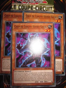 YU-GI-OH! PLAYSET (3 CARTES) COUP DE CHAUVE-SOURIS GOUKI CIBR-FR006 NEUF ED 1 - Picture 1 of 1
