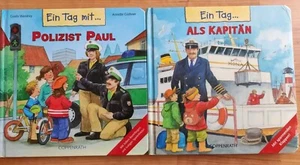 Ein Tag als Kapitän / Polizist, Kinderbücher Paket - Bild 1 von 2
