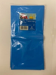 Blue Tablecover Table Cover Tablecloth Boys Birthday Party 120cms x 180cms - Picture 1 of 3