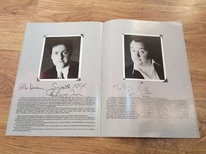 SCRATCH & SNIFF - MEL SMITH & GRIFF RHYS JONES Signed 1986 Autographed Program - Picture 1 of 12