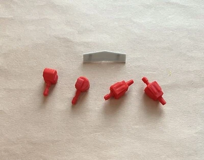 Red Diaclone Sunstreaker 3D PRINTED SPOILER, FISTS, & ROCKETS TRANSFORMERS - Image 1 of 3