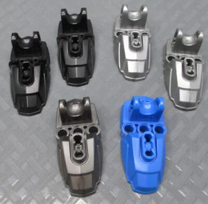 LEGO Bionicles Technic Hero Factory 90661 Feet Ball Joint Socket Black Gray Blue - Picture 1 of 2