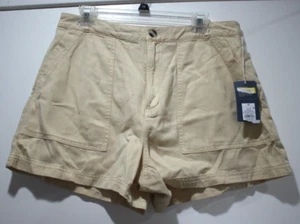 Universal Thread NWT Women's Tan 100% Cotton Shorts w/Pockets Size 12 - Picture 1 of 2