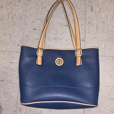 Bolso de mano Giani Bernini azul marino  Foto 1 de 4