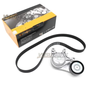 CONTINENTAL Belt Tensioner w/ Pulley & Drive Belt for BMW 328i 428i 528i X3 X4 - Picture 1 of 3