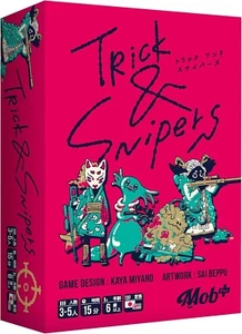 Trick & Snipers 3-5 players Board Game Card Game Mob+ Japan with English Manual - Picture 1 of 6