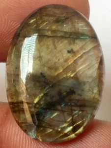 AAA+ Natürlicher Labradorit 18,50 ct. Bi-Color Ovalschliff Lose Edelstein Geschenk 4 Frauen - Bild 1 von 8
