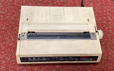 OKIDATA MICROLINE 184 TURBO PRINTER PARALLEL/SERIAL INTERFACES *PARTS T13-C6 - Image 1 of 4