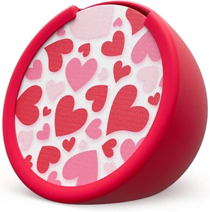 Hecho para Amazon Funda y Placa Frontal | Corazones, para Echo Pop - Imagen 1 de 12