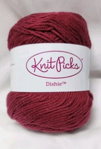 Tejido Picks Hilo DISHIE Granada 25402 100% Algodón 190yd 100g Worsted - Imagen 1 de 6