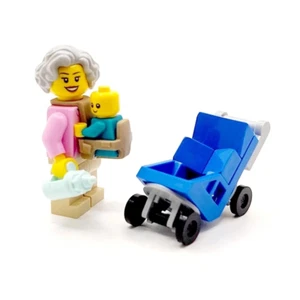 Genuine LEGO Mother Gift Mum + Baby In Carrier Minifigures Shower Mothers Day - Picture 1 of 6