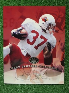 LARRY CENTERS ARIZONA CARDINALS SIGNED 97 Leaf 8x10 PHOTO CARD - Picture 1 of 3
