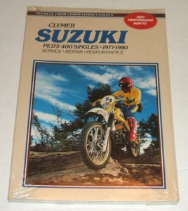 Suzuki Pe175 Pe250 Pe400 Service Manual Pe 175 250 400 1977-1980 Clymer M377 - Picture 1 of 3