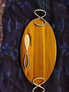 Nambé Nambe MT0518 Infinity Cheese Charcuterie Board 22.5"x10" Alloy Wei Young - Picture 1 of 11
