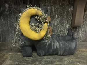 Primitive Hand Crafted Witch Boots Shoes Halloween Decoration 100% Hand Stitched - Picture 1 of 7