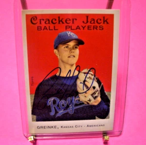 Zack Greinke - 2004 Topps Cracker Jack Card # 196 - Autografo - Foto 1 di 11