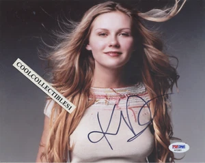 KIRSTEN DUNST IN PERSON SIGNED 8X10 COLOR PHOTO "PSA/DNA COA" - Picture 1 of 2