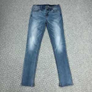 Jeans White House Black Market donna 2/27 blu skinny lavaggio medio denim capsula - Foto 1 di 12