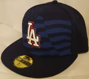 NWT NEW ERA Los Angeles LA DODGERS CA 59FIFTY size fitted baseball cap hat mlb - Picture 1 of 3