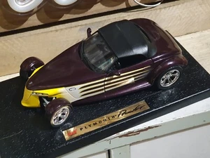 Anson Plymouth prowler hotrod 1.18 scale model car Excellent condition Purple - Picture 1 of 3