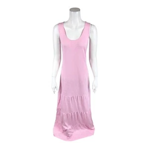 Denim & Co Women Canyon Retreat Petite Sierra Knit Maxi Dress Soft Pink PXS Size - Picture 1 of 2