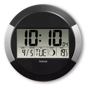 Wanduhr Digital mit Funk Funkuhr ohne tickgeräusche Digitaluhr mit LCD-Displa... - Bild 1 von 5