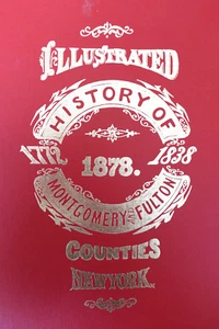 1878 Illustrated History Montgomery & Fulton Counties NY~1981 Reprint-XL HC BOOK - Picture 1 of 12