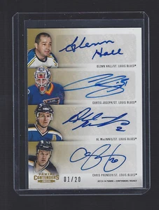 ST. LOUIS BLUES 2013-14 PANINI CONTENDERS CONTENDERS 8-WAY AUTOGRAPH 1/20! - Picture 1 of 2