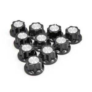 5PCS 16mm Rotary Control Turning Knob for Hole 6mm Dia. Shaft Potentiometer NEW - Picture 1 of 4