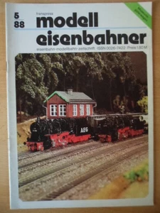 MODELLEISENBAHNER Mai 5 - 1988 Modellbau Lokomotiven Reichsbahn DDR - Picture 1 of 1